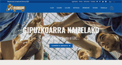 Desktop Screenshot of gipuzkoabasket.com